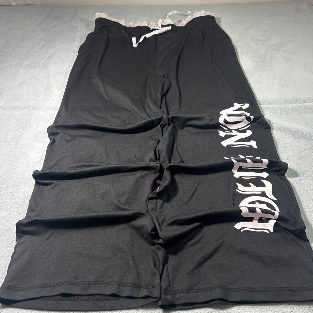 Y2K 2000s Von Dutch Beyond Baggy Sweatpants Women XL 33x29 Gothic Emo Loose Wide